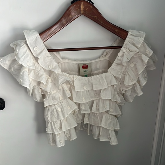 FARM Rio Tiered Ruffle Blouse - Picture 7 of 8